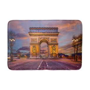 Tapete De Banheiro Monumentos Arc de Triomphe, Paris, França