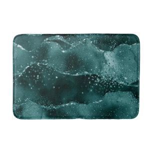 Tapete De Banheiro Moody Agate Teto Verde Malachite Rich Jewel Tone