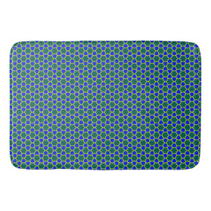 Tapete De Banheiro Moorish Mosaico - Azulejo Bath Mat