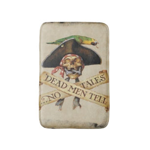 Tapete De Banheiro Morto Pirate Bath Mat