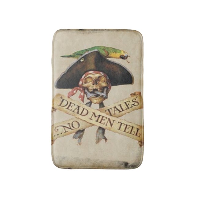 Tapete De Banheiro Morto Pirate Bath Mat (Frente Vertical)