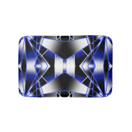 Tapete De Banheiro Mosaico de Desenho Mecânico Preenchido com Gradien