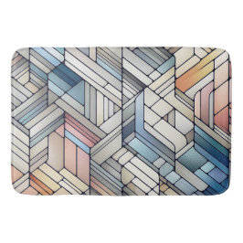 Tapete De Banheiro Mosaico Geométrico