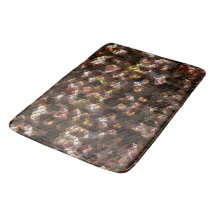 Mosaico triangular castanho com alivio leve