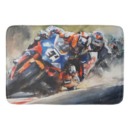 Tapete De Banheiro Motociclos, Ação de Orientação em Alta Velocidade