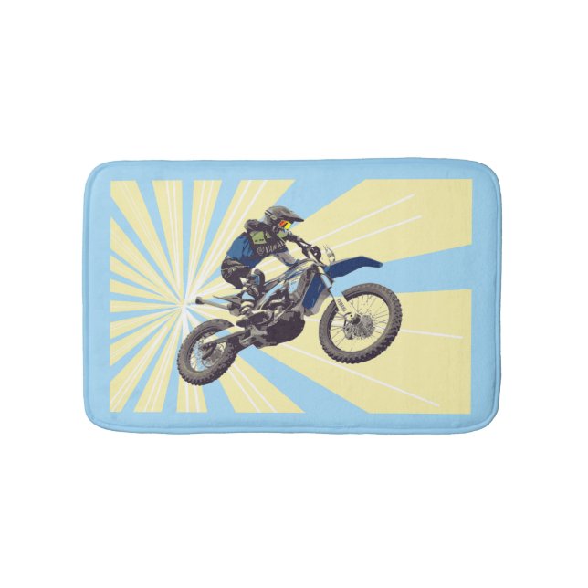 Tapete De Banheiro Motocross (frente)