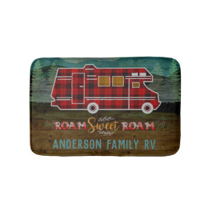 Tapete De Banheiro Motorhome rv Campista Viagem Van Rústico