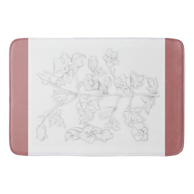 Tapete De Banheiro Mughal Design on a Bath Mat (Frente)