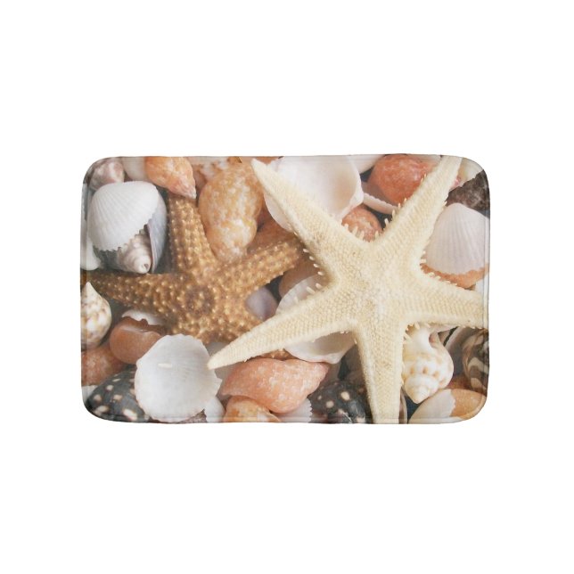 Tapete De Banheiro Muitas conchas, Starfish (frente)