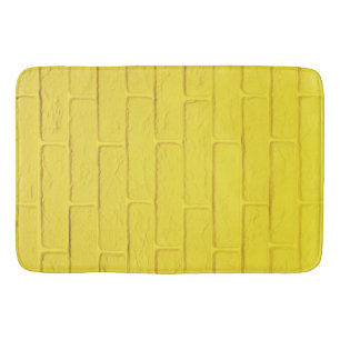 Tapete De Banheiro muro amarelo
