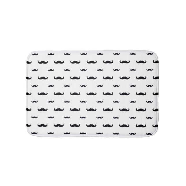 Tapete De Banheiro Mustache Bath Mat (frente)