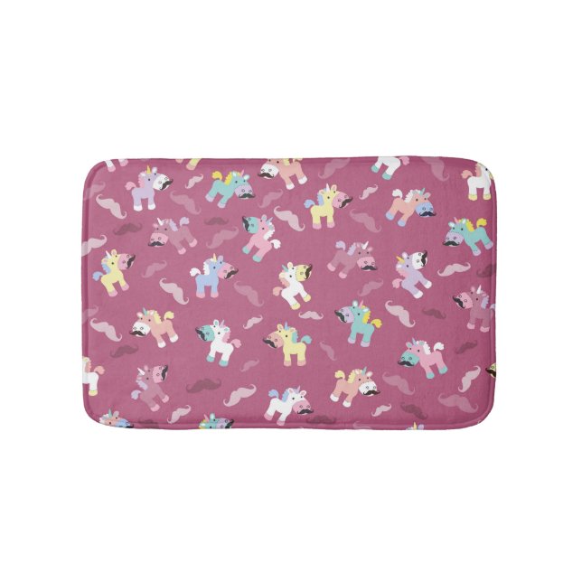 Tapete De Banheiro Mustachio Unicornio! (frente)