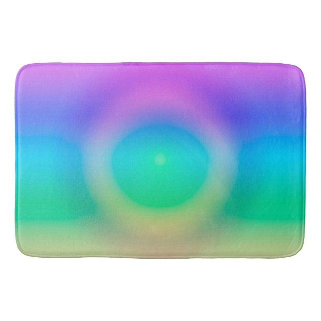 Tapete De Banheiro Mystic Rainbow Eye Ombre (Frente)