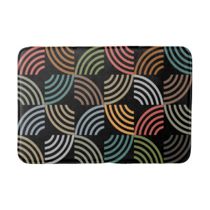 Tapete De Banheiro Na moda de padrão moderno - Vintagem geométrica da