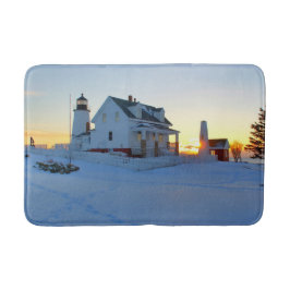 Tapete De Banheiro Nascer do sol no Pemaquid Point Lighthouse, Maine