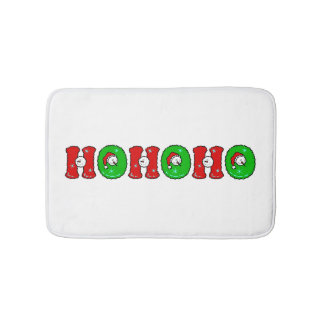 Tapete De Banheiro Natal bonito do boneco de neve do riso de HOHOHO