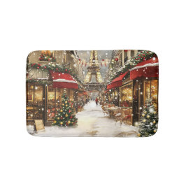 Tapete De Banheiro Natal Elegante em Paris Férias 