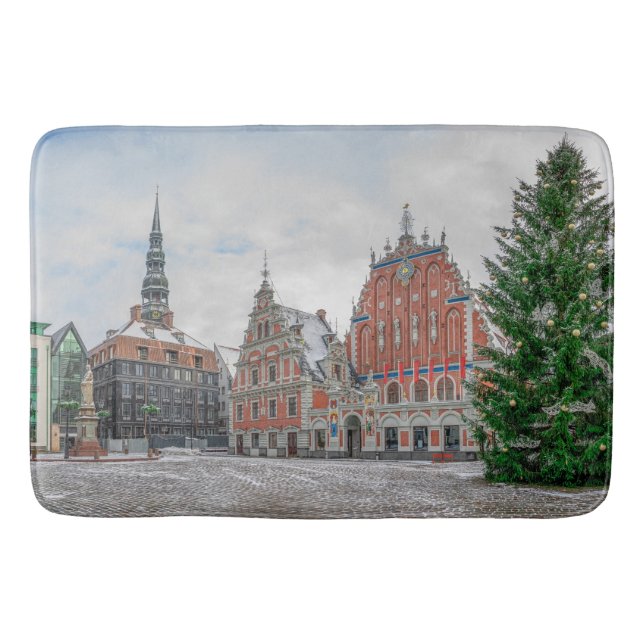 Tapete De Banheiro Natal em Riga Letônia (Frente)