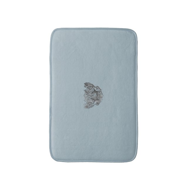 Tapete De Banheiro Nattier-blue Angel – Coat of arms – Emblem (Frente Vertical)