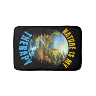 Tapete De Banheiro Nature is my therapy