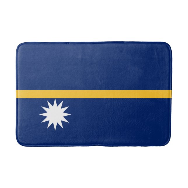 Tapete De Banheiro Nauru Flag (Frente)