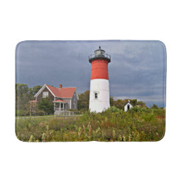 Tapete De Banheiro Nauset Lighthouse, Cabo Cod Massachusetts Bath Mat