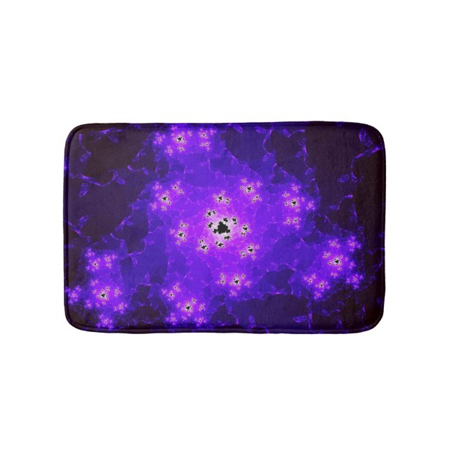 Tapete De Banheiro Nebula Fractal Bath Mat (frente)