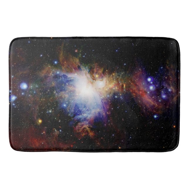 Tapete De Banheiro Nebula Galaxy Bathmat (Frente)