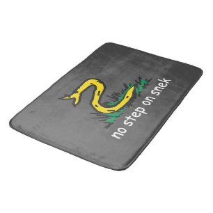 Tapete De Banheiro Nenhum passo na paródia de snek Gadsden SnekRight