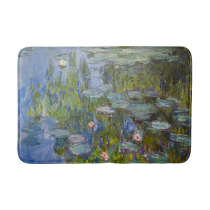 Tapete De Banheiro Nenúfares de Claude Monet 1915 Arte Impressionista