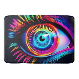Tapete De Banheiro Neon Eye Dream