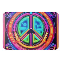 Neon Peace Mandala