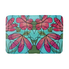 TAPETE DE BANHEIRO NEUROGRÁFICO FLORES DE PRIMAVERA