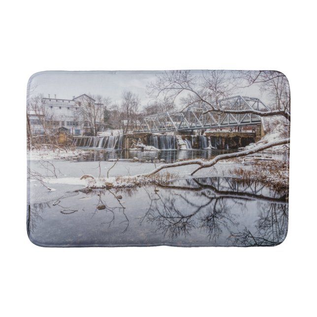 Tapete De Banheiro Neve Em Finley Dam (Frente)