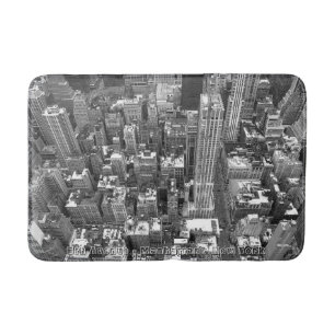 Tapete De Banheiro New York Bath Souvenirs NYC Cityscape
