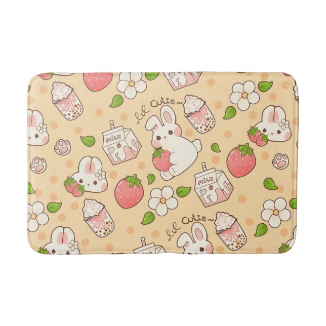 Tapete De Banheiro niedliches Hasendesign (Frente)