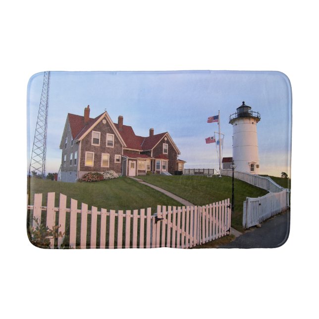 Tapete De Banheiro Nobska Point Lighthouse, Cabo Cod Massachusetts (Frente)