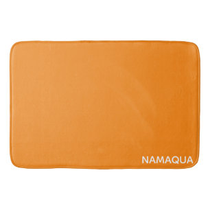 Tapete De Banheiro Nome da cor laranja Namaqua