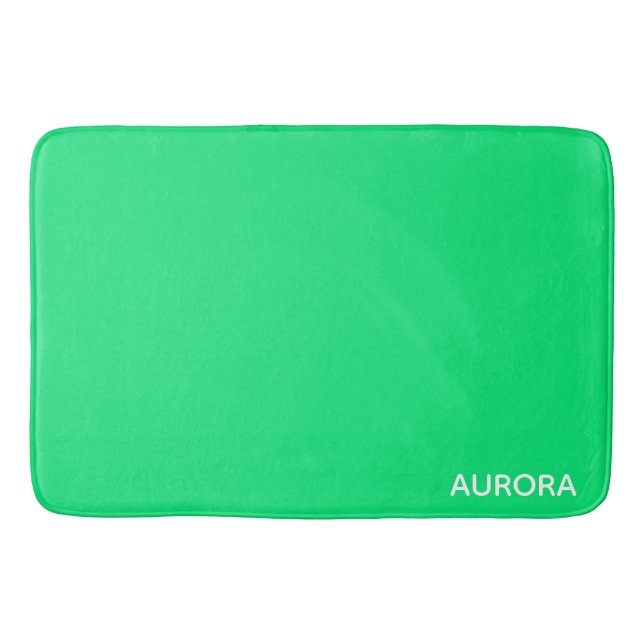 Tapete De Banheiro nome da cor verde aurora (Frente)