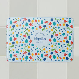 Tapete De Banheiro Nome da família do oceano nome da praia casa do ma