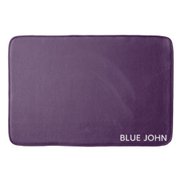 Tapete De Banheiro Nome de cor azul John púrpura