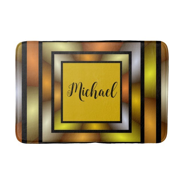 Tapete De Banheiro Nome do Gráfico Trippy Colorful Tunnel (Frente)