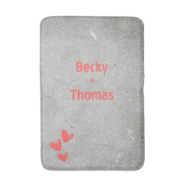 Tapete De Banheiro Nome do grafite vermelho no concreto da cinza,