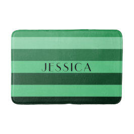 Tapete De Banheiro Nome do Padrão de Faixa Verde Moderna