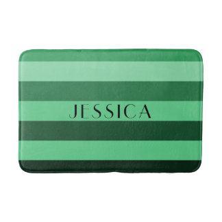 Tapete De Banheiro Nome do Padrão de Faixa Verde Moderna