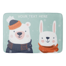 Nome personalizado Bolsa de inverno Animais 1/3