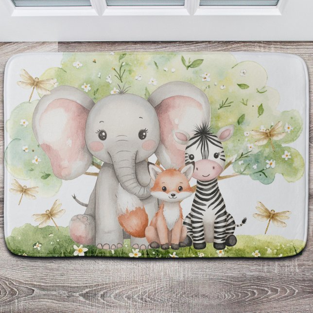 Tapete De Banheiro Nome Personalizado Dragonfly Animal (Criador carregado)