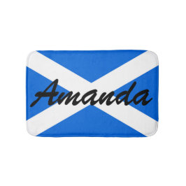 Tapete De Banheiro Nome Personalizado em bmcnt Sinalizador Escocês