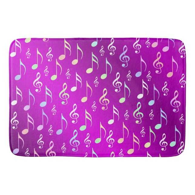 Tapete De Banheiro nota, música, metal, partituras, banda, clf, (Frente)