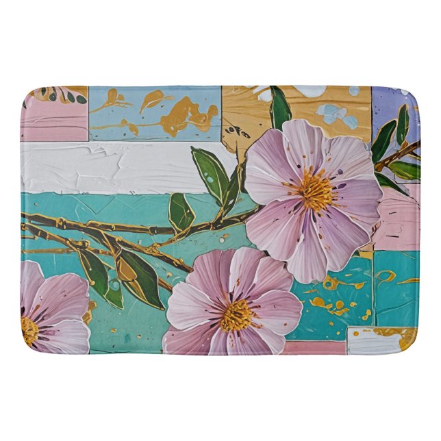 Tapete De Banheiro Notebook Floral Delight (Frente)